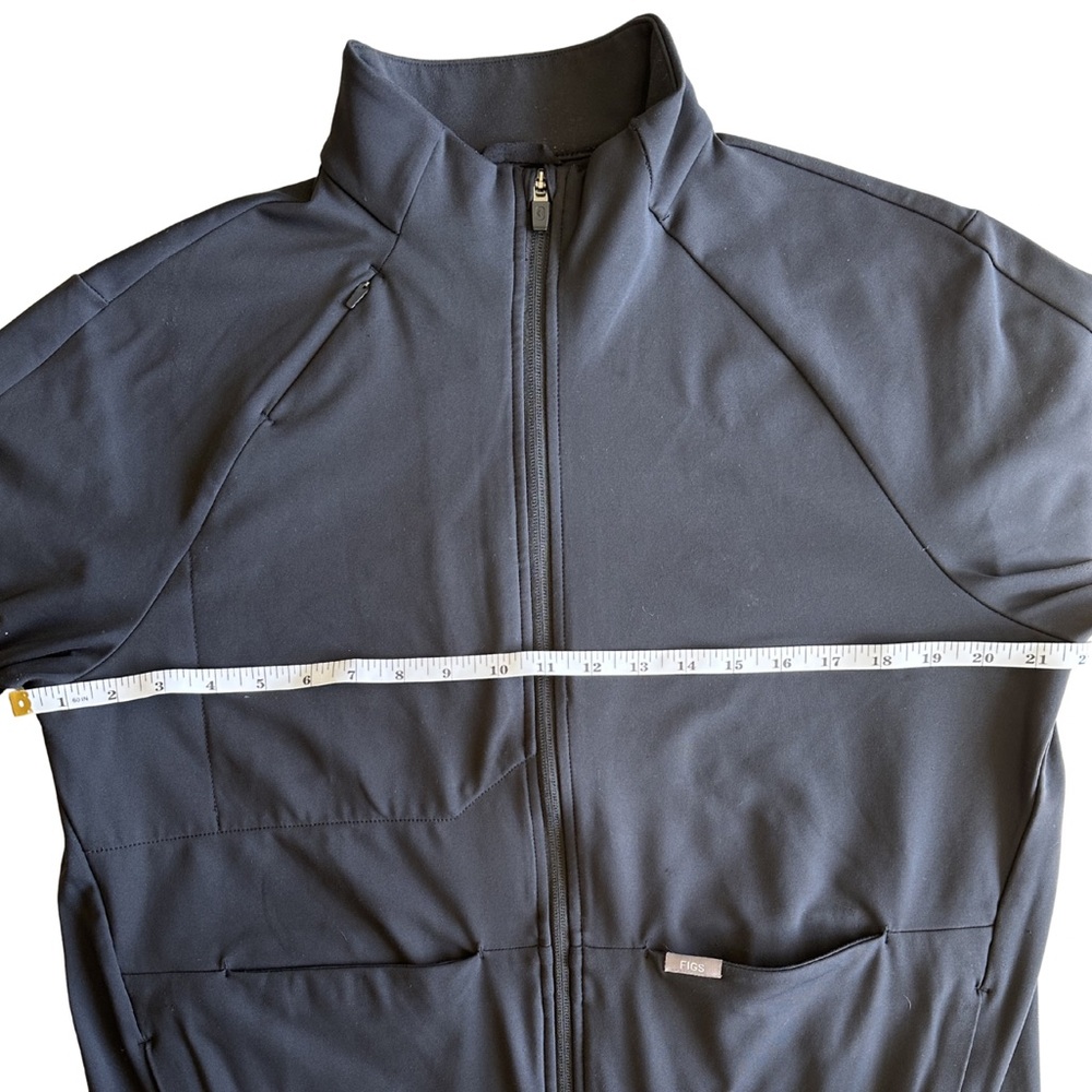 Figs Technical Collection Jacket Medium Black Ful… - image 4